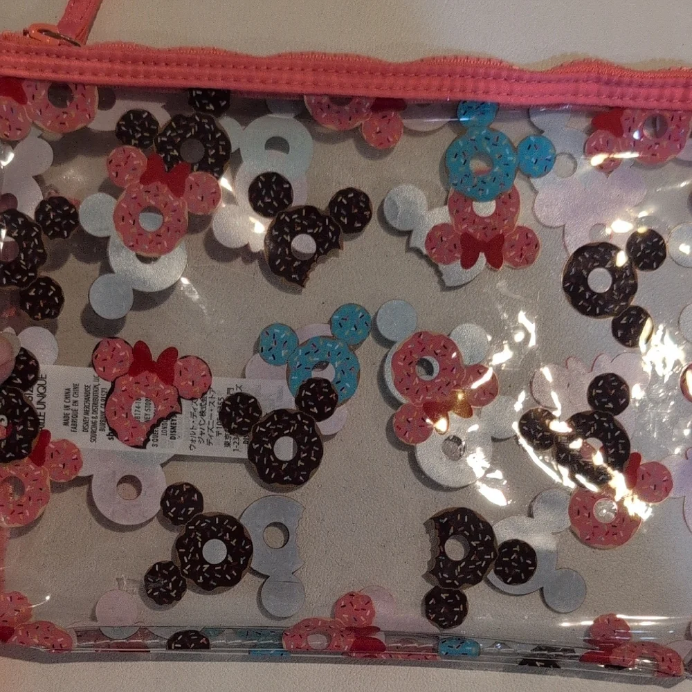 Disney Mickey Mouse Kids Bag Set - Pink and Clear